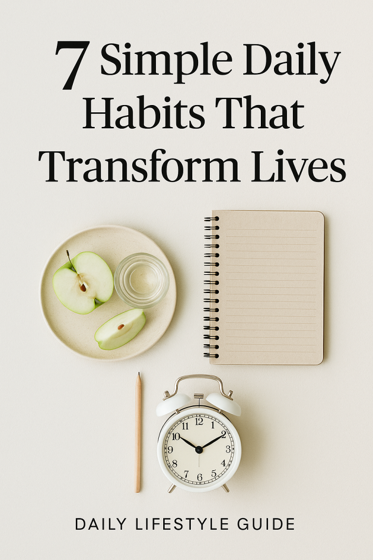 10 Simple Daily Habits to Improve Your Health, Happiness & Productivity