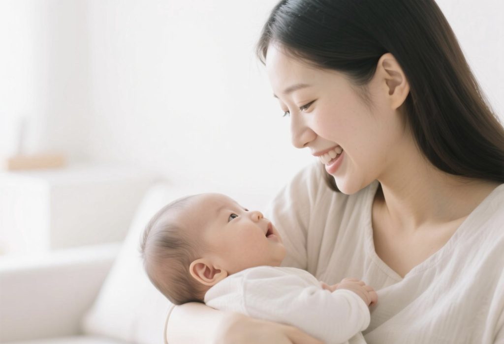 new mom tips – happy mother caring for newborn | Daily Lifestyle Guide