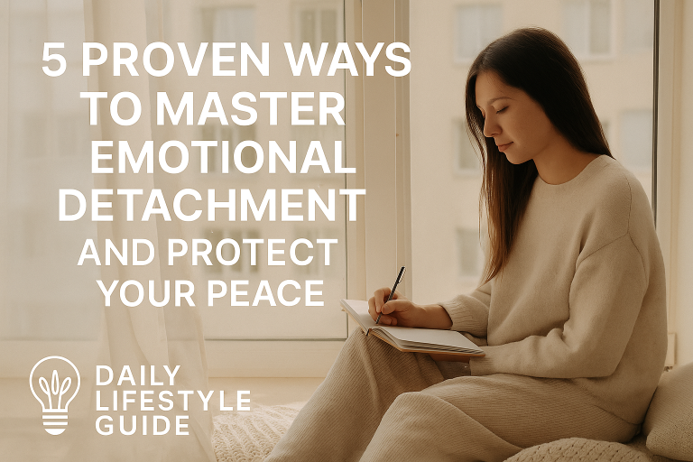 5 Proven Ways to Master Emotional Detachment and Protect Your Peace